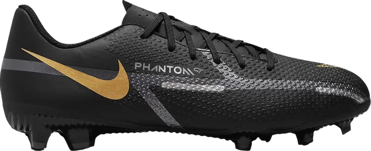 

Бутсы Nike Phantom GT2 Academy MG GS 'Black Metallic Gold', черный