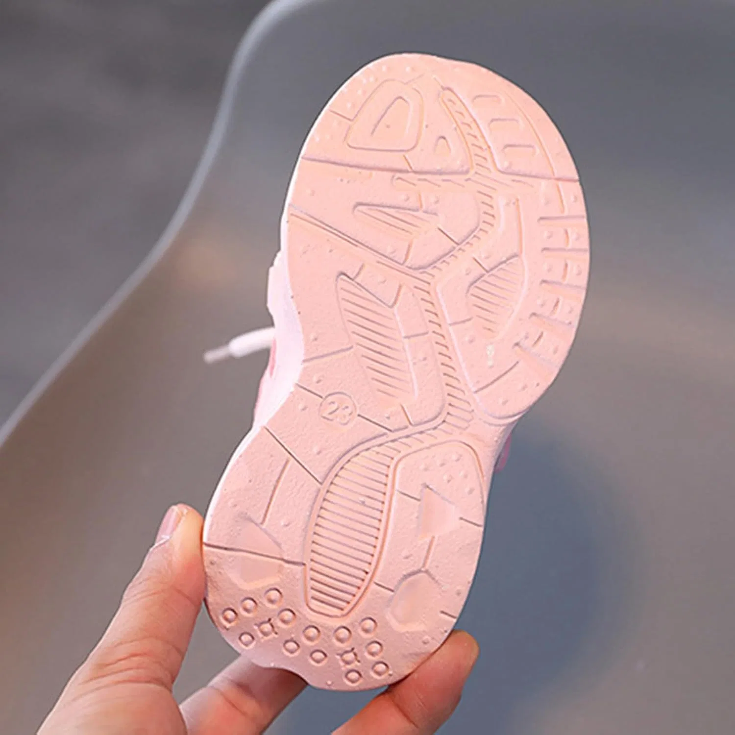 Детские кроссовки для мальчиков и девочек со светящейся подошвой, Pink — фото 2