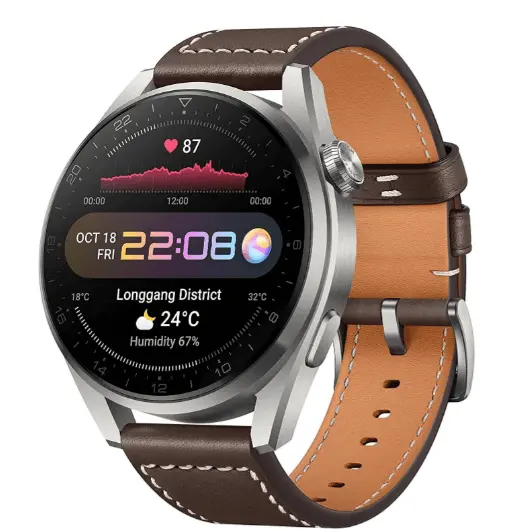 

Умные часы Huawei Watch 3 Pro LTE, серебристый / коричневый