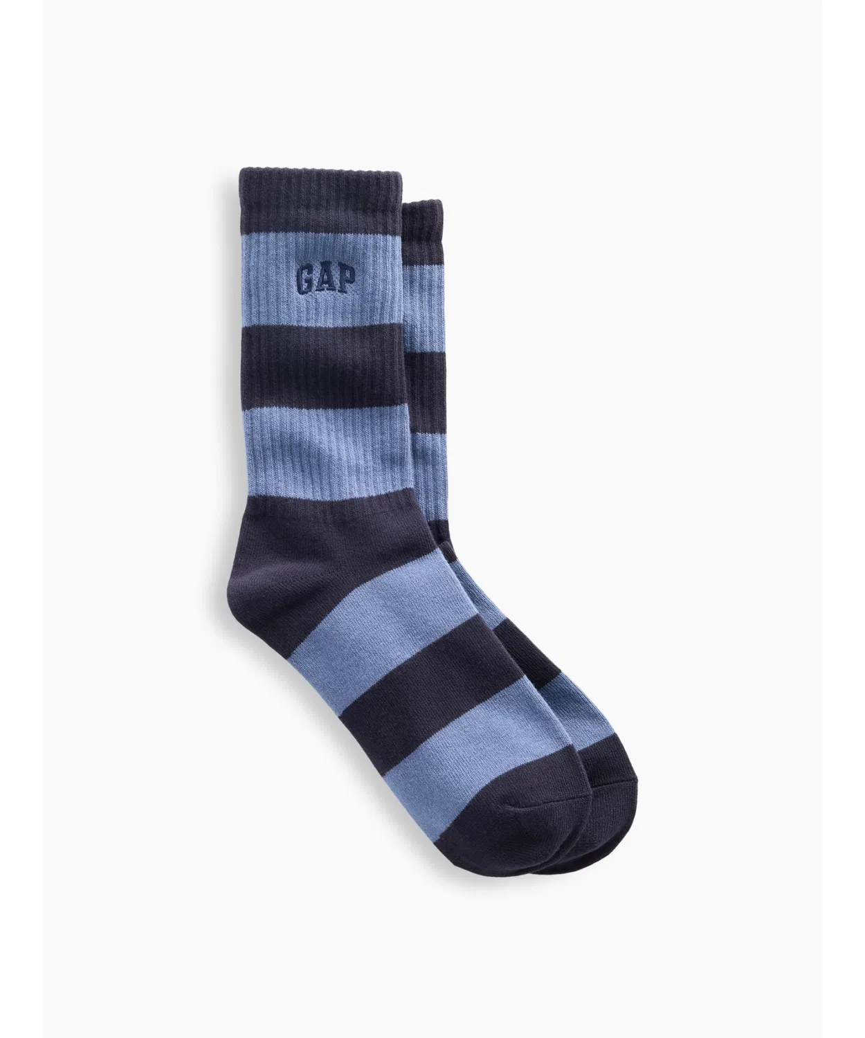 Мужские носки-крю с принтом GAP, модель Rugby Stripe, Blue