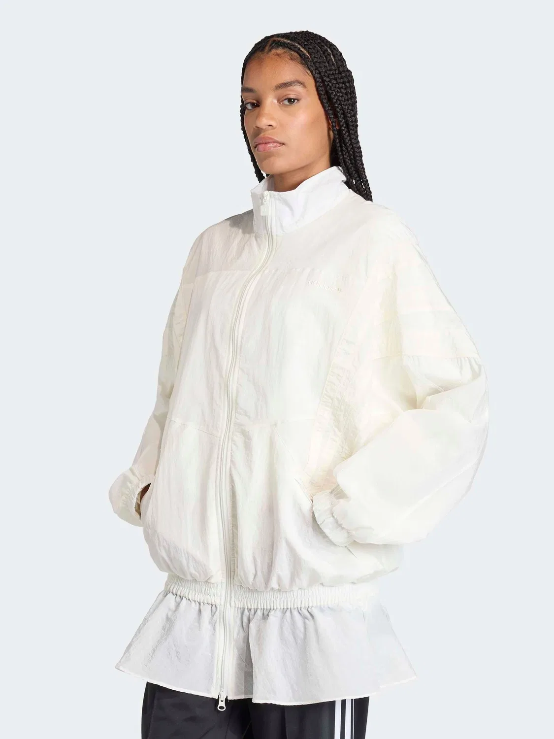 Трек-топ adidas Originals Santiago Woven, белый