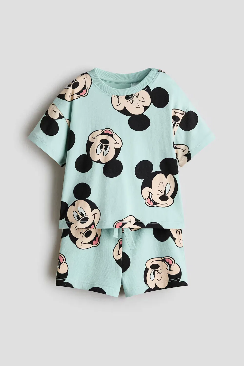 Костюм-Двойка с принтом H&M, Türkis/Micky Maus