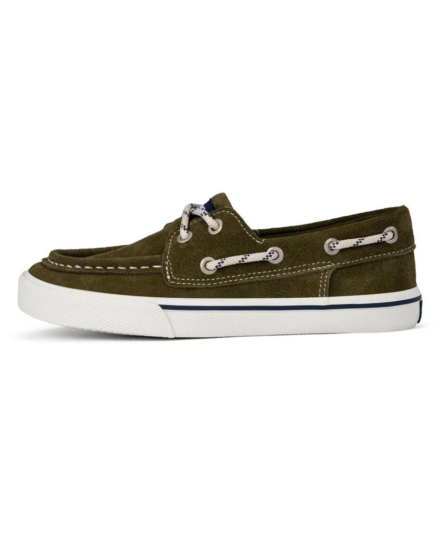Мокасины-лодочки из замши Bahama Suede Boat Shoe Sperry, Olive — фото 2