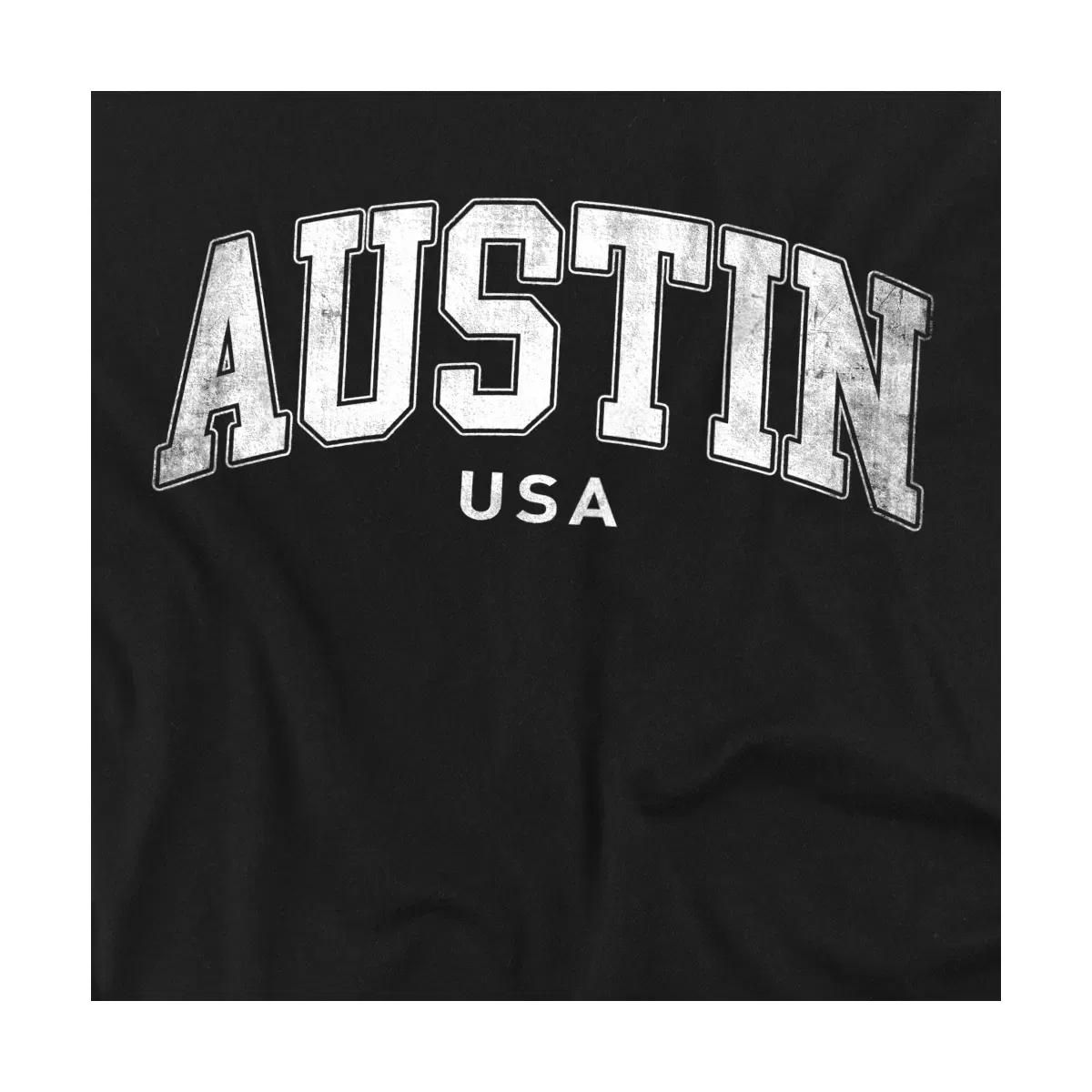 Детское боди с коротким рукавом Austin City Arched LOGOVISION, Black — фото 2