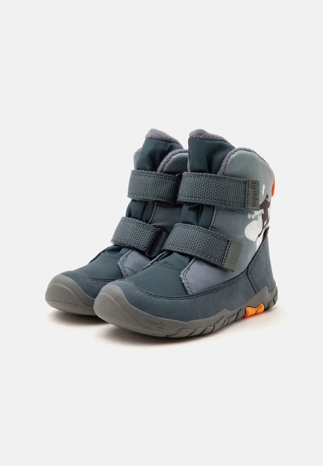 Босоножки Gore-Tex Trace - зимние ботинки Superfit, Blau/Orange — фото 2