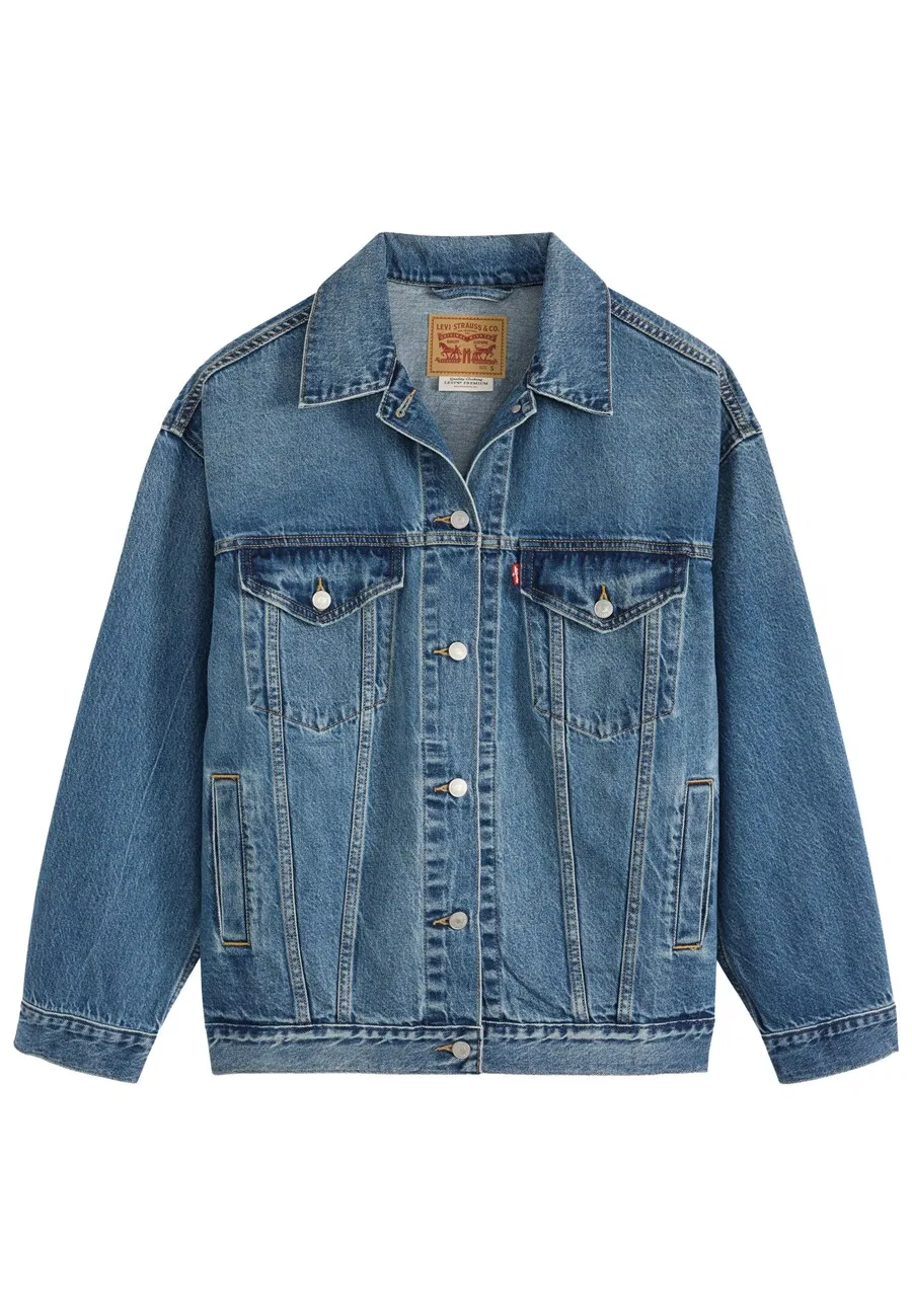 Куртка LEVI'S Between-Season 'TRUCKER' синего цвета