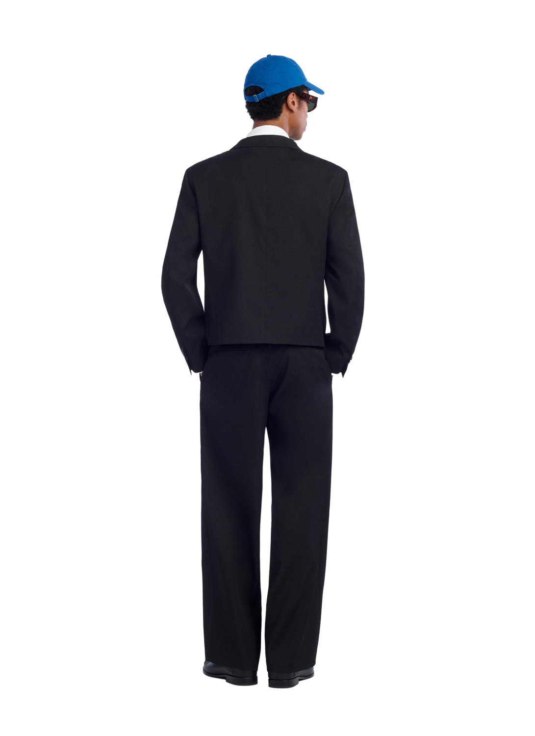 Брюки Zara Benito Antonio Collection 100% Wool Straight-Leg Suit, черный — фото 2