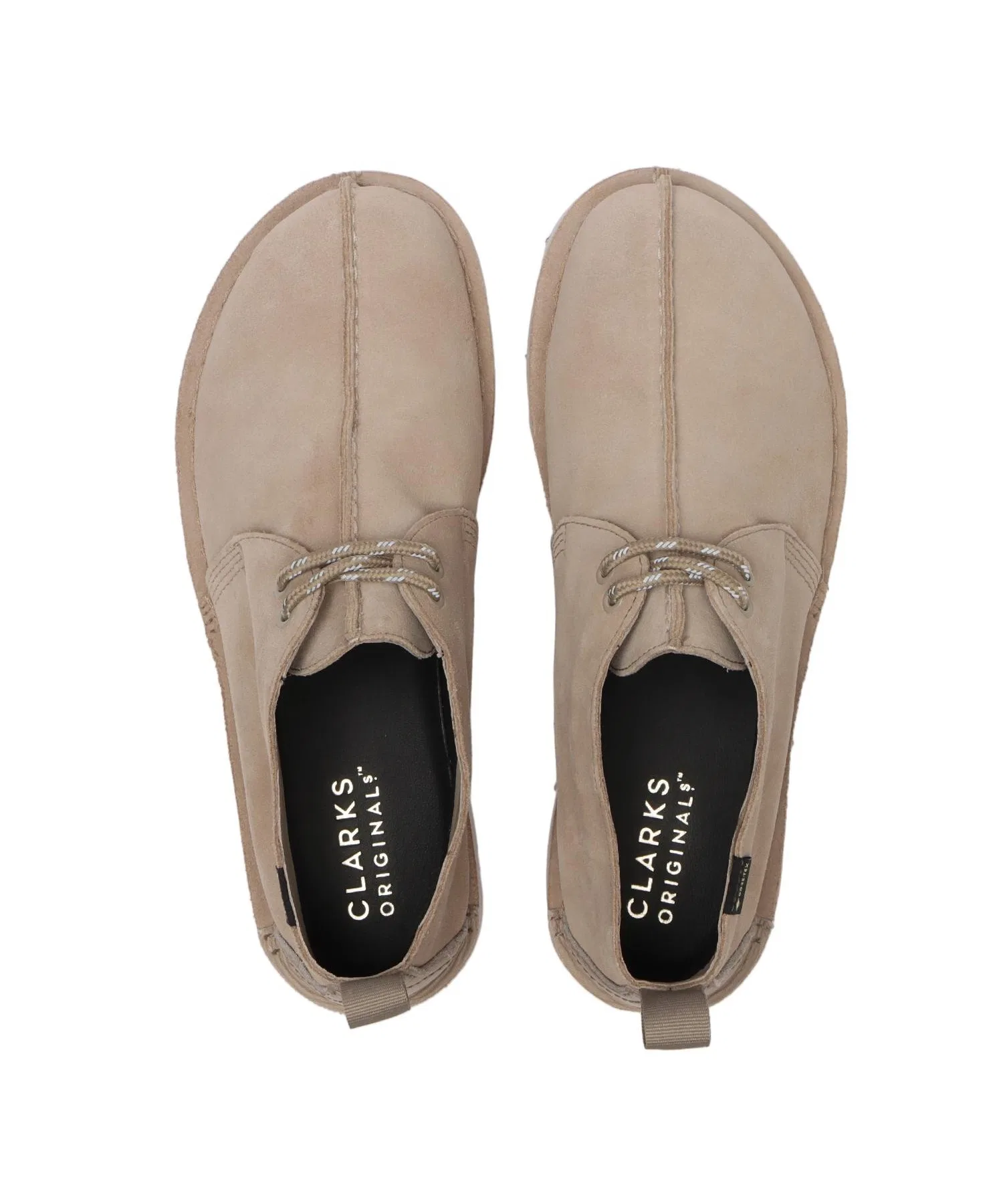Мужские ботинки Clarks Desert Trek GTX бежевые — фото 4