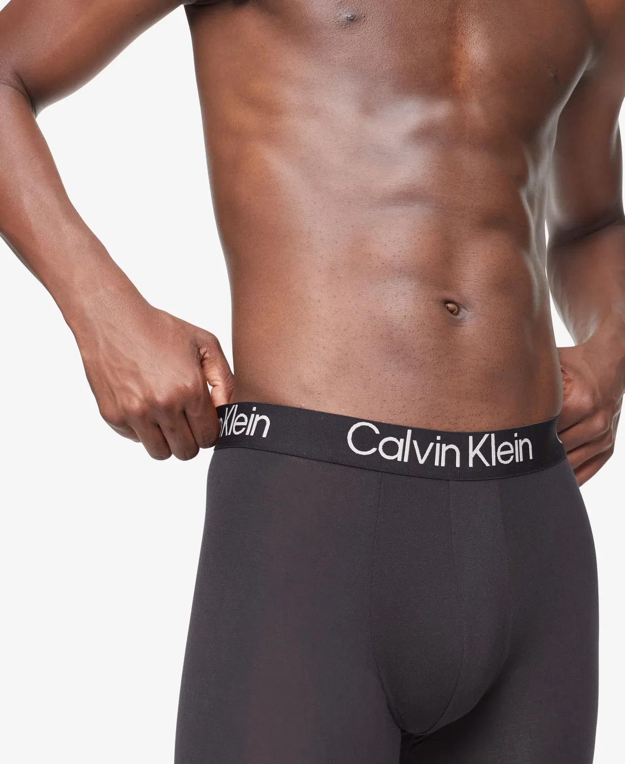 Мужские боксеры из модала Calvin Klein, Black, Black — фото 3