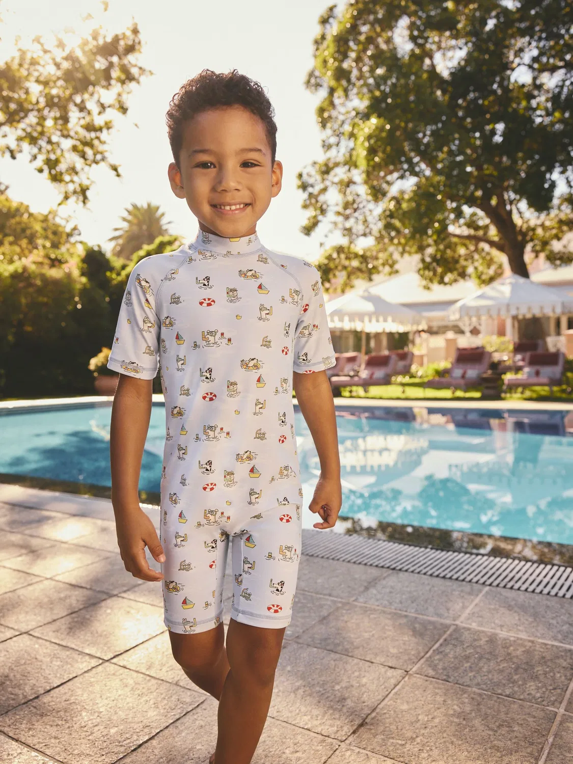 Комбинезон для плавания Cath Kidston Snorkel Stanley, синий