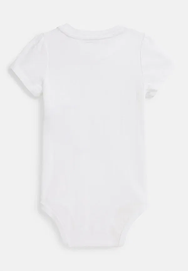 Боди хлопковое Polo bear cotton jersey bodysuit Polo Ralph Lauren, white, белый — фото 2