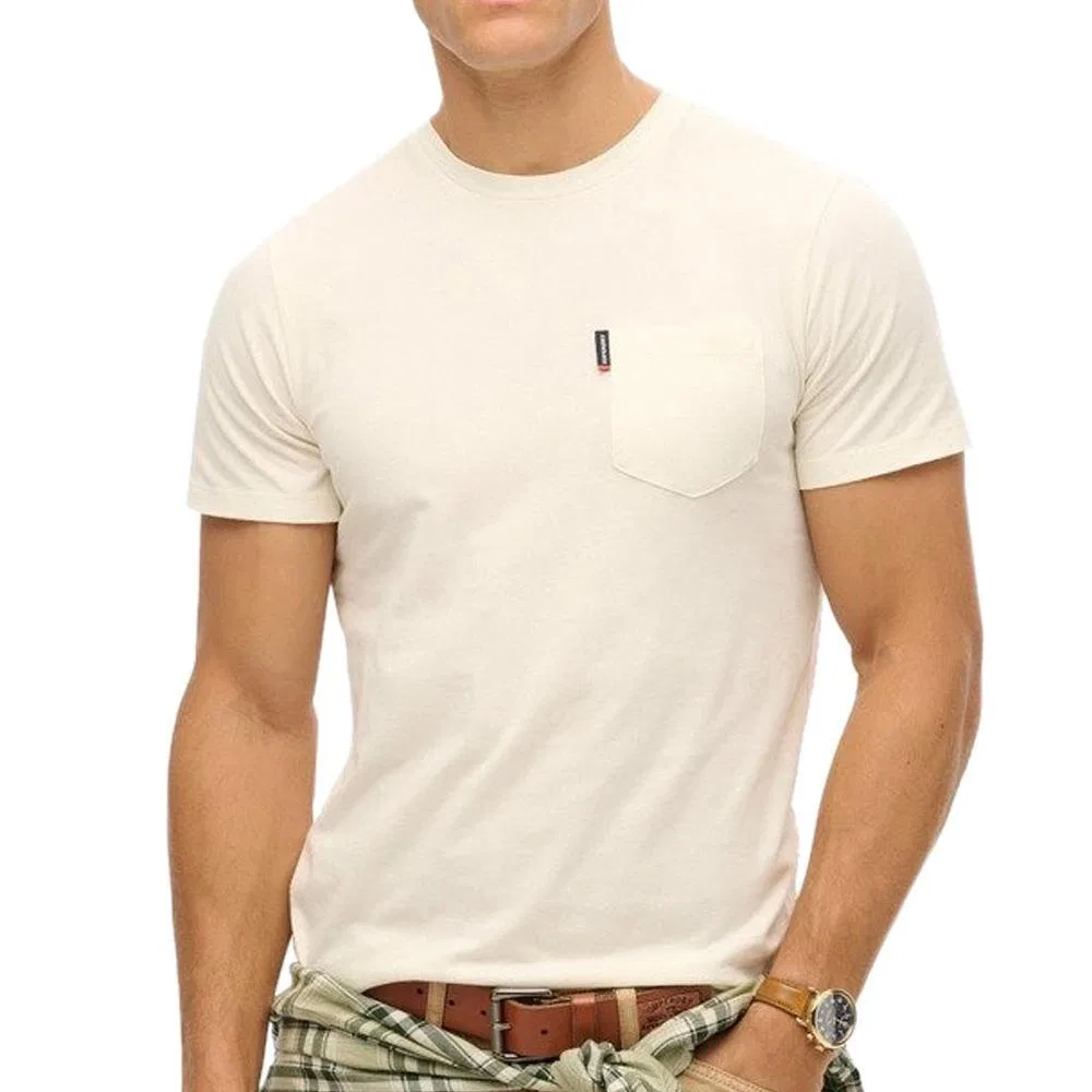 Мужская хлопковая футболка Superdry Classic Essential, Grau