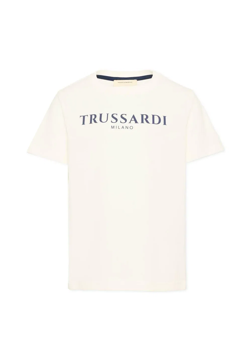 Футболка - футболка с принтом Tru Trussardi Junior, Ivory