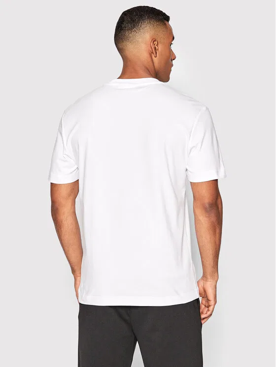 Футболка regular fit Micro Logo Interlock Calvin Klein, белый — фото 2