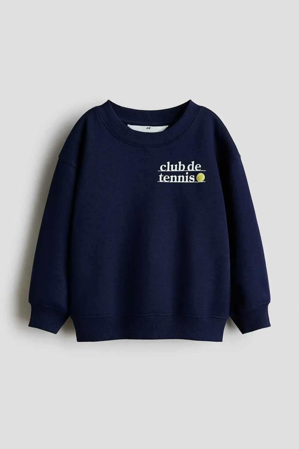 Толстовка с принтом H&M, Marineblau/Club De Tennis