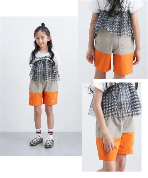 Детские шорты-хаки с контрастной отделкой ATHLETIC CHAMP QUNTSTYLE, Blue — фото 3