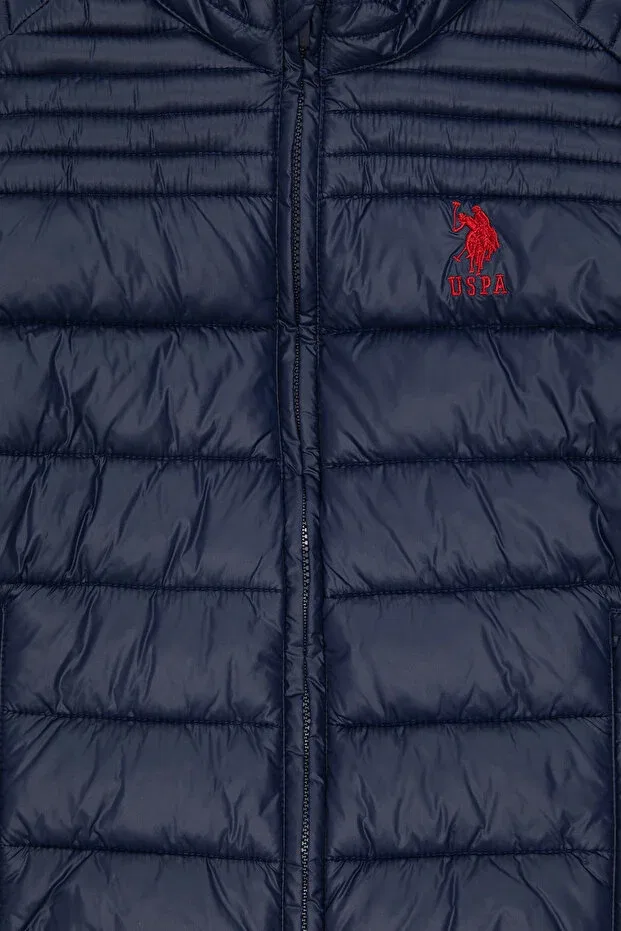 Детское пальто для мальчиков с длинным рукавом U.S. Polo Assn., Navy Blue — фото 3