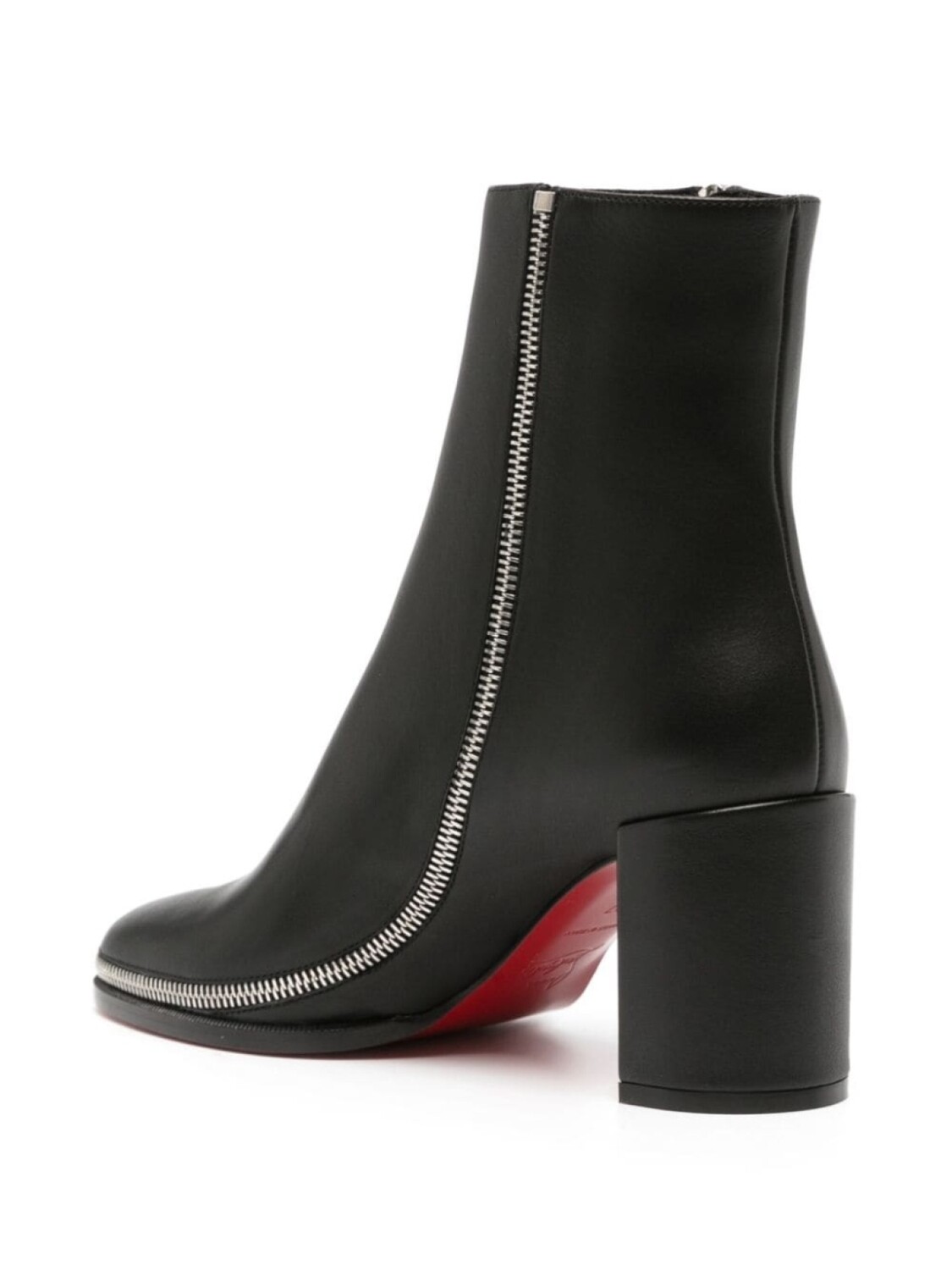 Christian Louboutin ботильоны CL 70 с круговой молнией, черный — фото 3