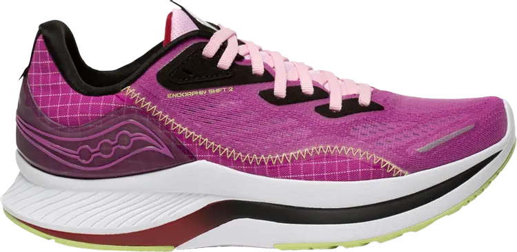

Кроссовки Saucony Wmns Endorphin Shift 2 Razzle Limelight, фиолетовый