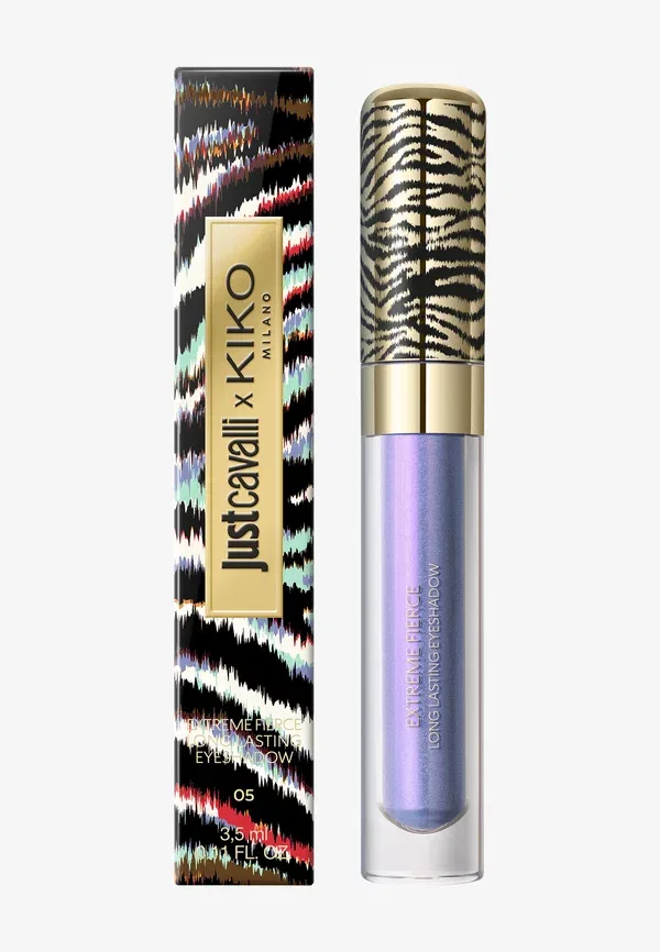 Стойкие тени для век Just Cavalli X Extreme Fierce 3.5 мл Kiko Milano, цвет 05 chaotic violet — фото 3