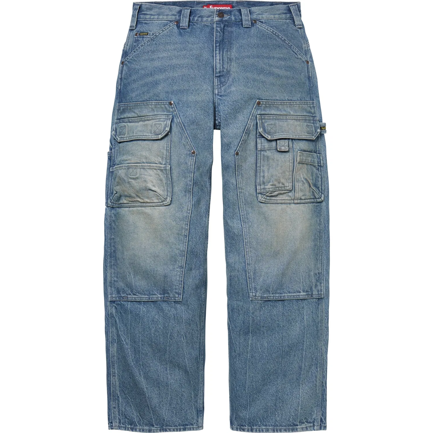 Детские карго-брюки из денима Supreme, Denim