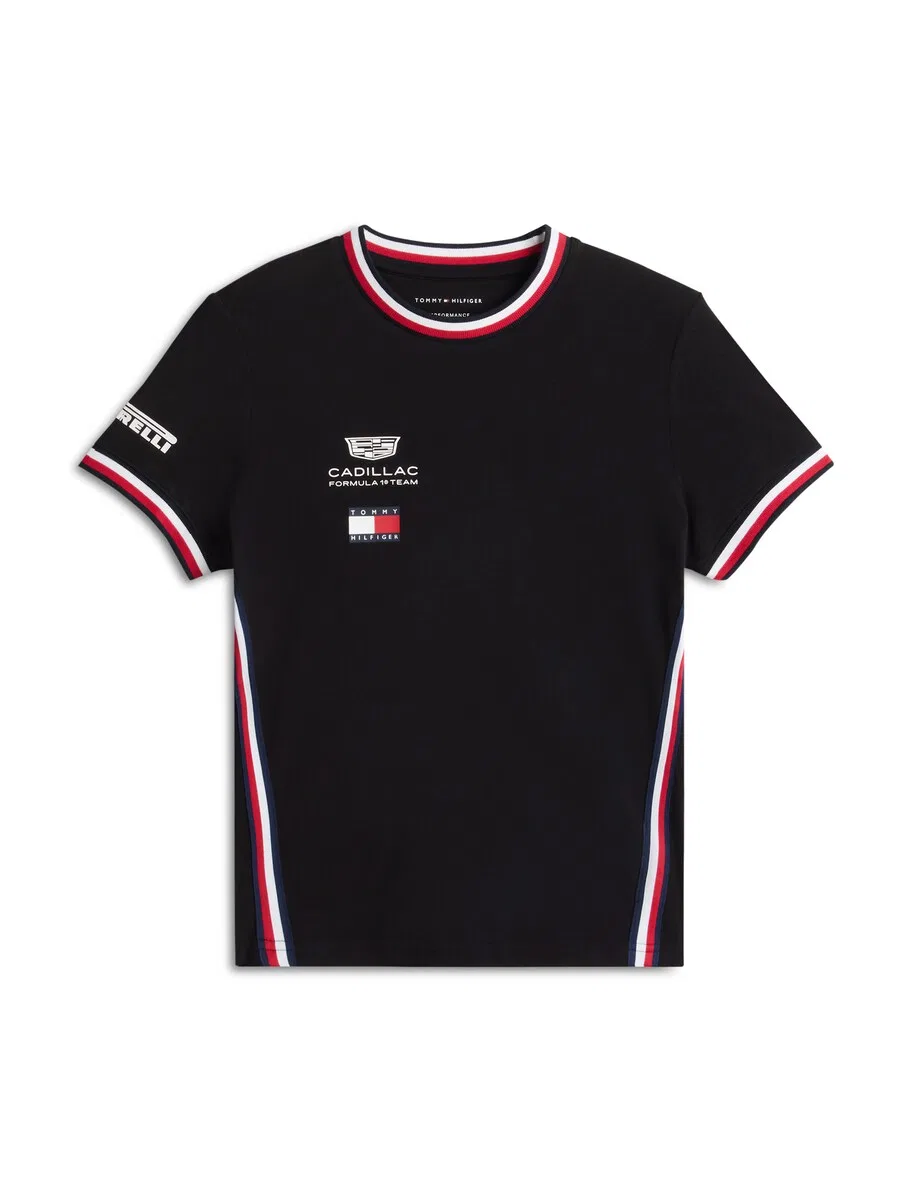 Футболка TOMMY HILFIGER 'TH X CF1 REPLICA' черного цвета