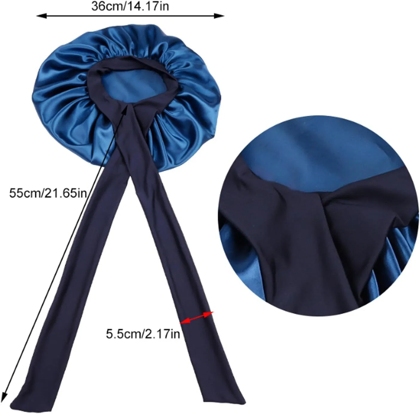 Шапочка для сна Satin Cap, OWITER, forest green — фото 4