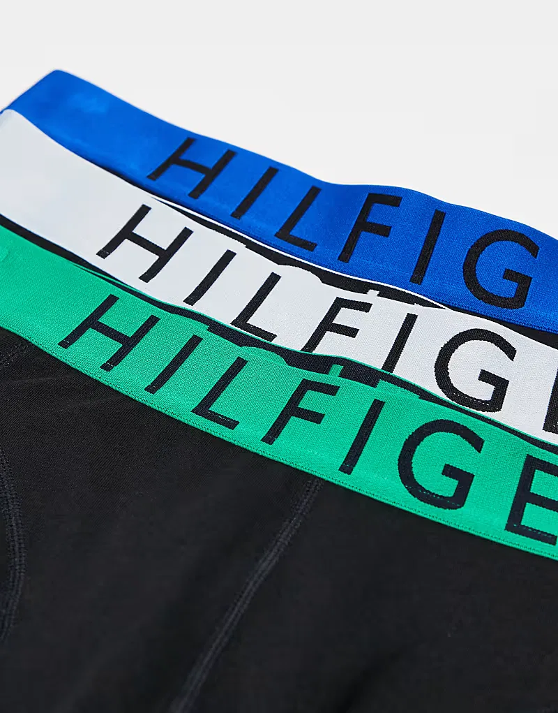 Боксеры хлопковые Tommy Hilfiger 3 шт, Jde Wnk/Keep Blu/Tme — фото 2