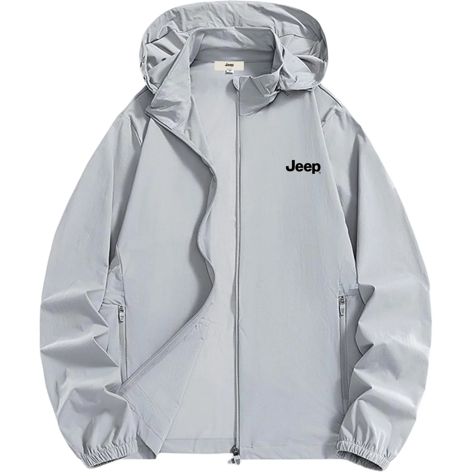 Детская куртка для защиты от солнца с УФ-защитой Ice Peak Sun Protection Collection Jeep, Light Gray — фото 4