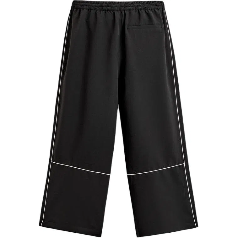 Мужские брюки свободного кроя с широкой штаниной Black ZARA, Black — фото 3