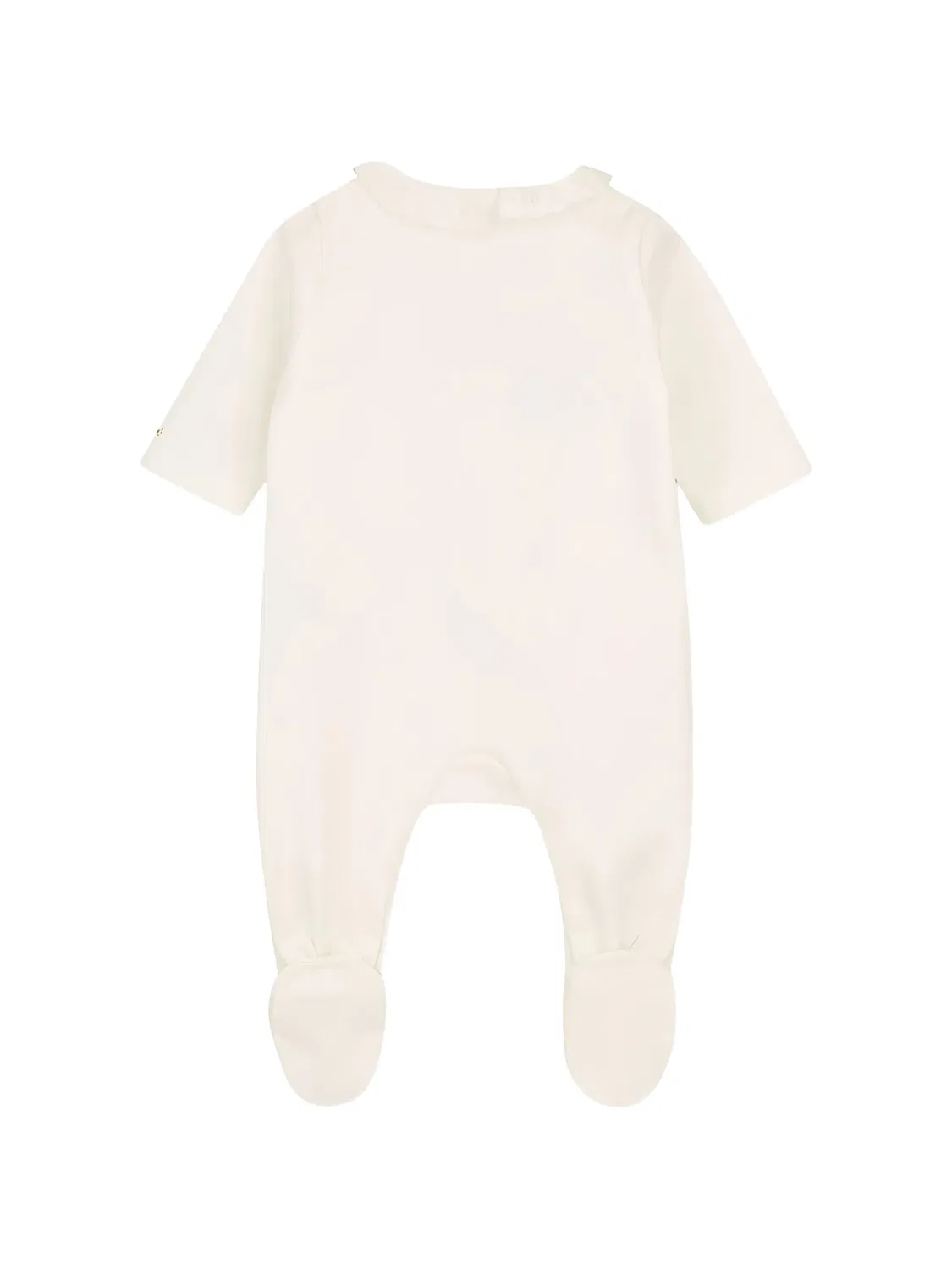 Комплект для новорожденного с оборками и вышивкой Chloé Kids, нейтральные цвета — фото 4