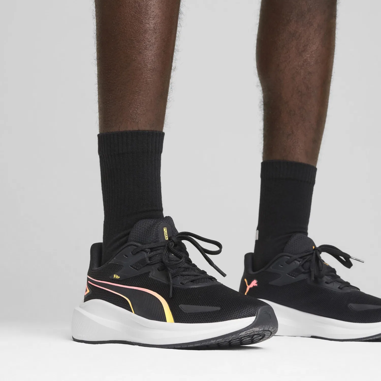 Детские кроссовки для бега Skyrocket Lite PUMA PUMA Black Sun Stream — фото 3