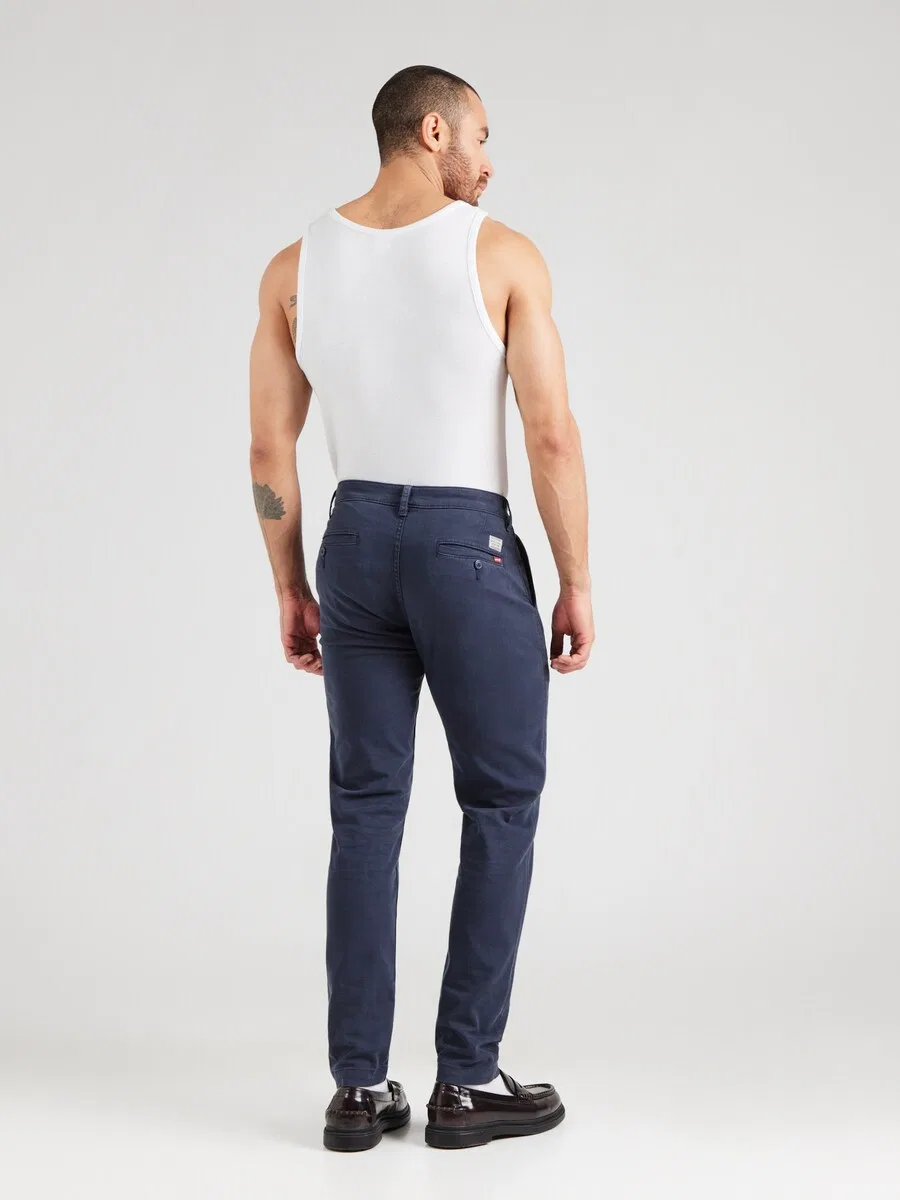 Брюки-чиносы LEVI'S Slim fit 'XX Chino Slim II' темно-синего цвета — фото 4