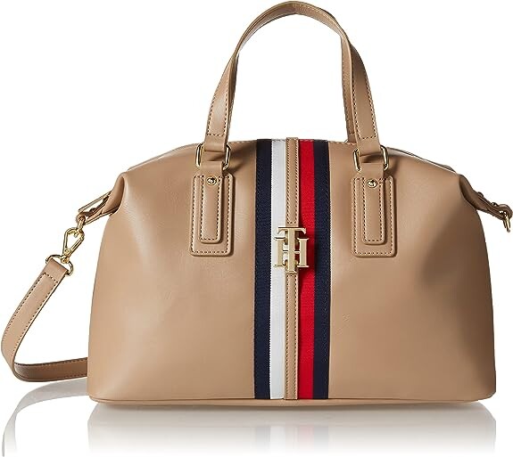 

Женская сумка через плечо Tommy Hilfiger Jaden Satchel, бежевый