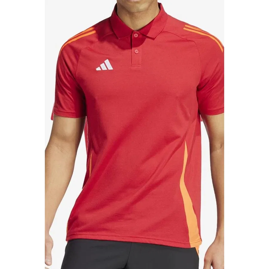 Мужское поло с длинным рукавом TIRO24 C Polo ADIR7563 adidas, Красный — фото 2