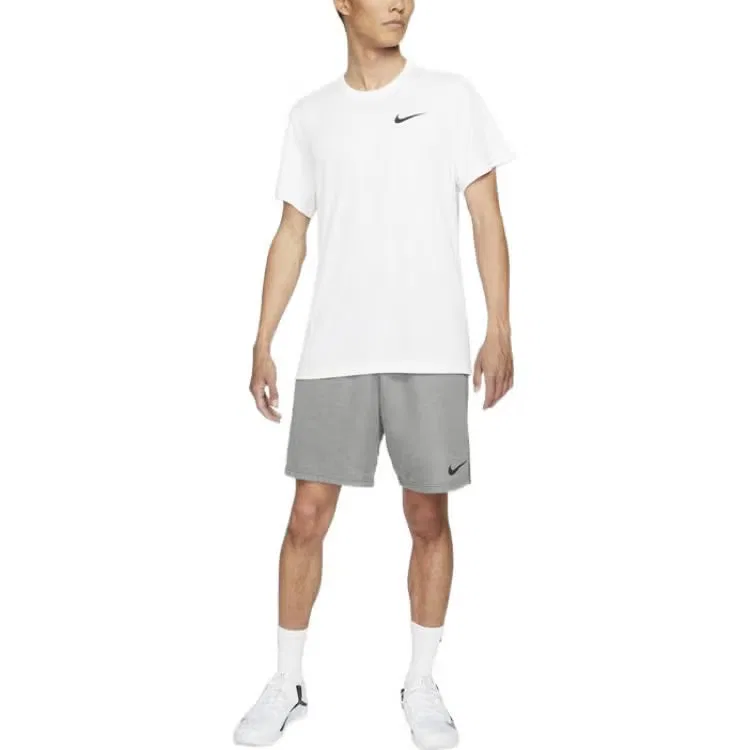 Футболка спортивная с коротким рукавом Nike Df Superset Top Ss, белая — фото 3