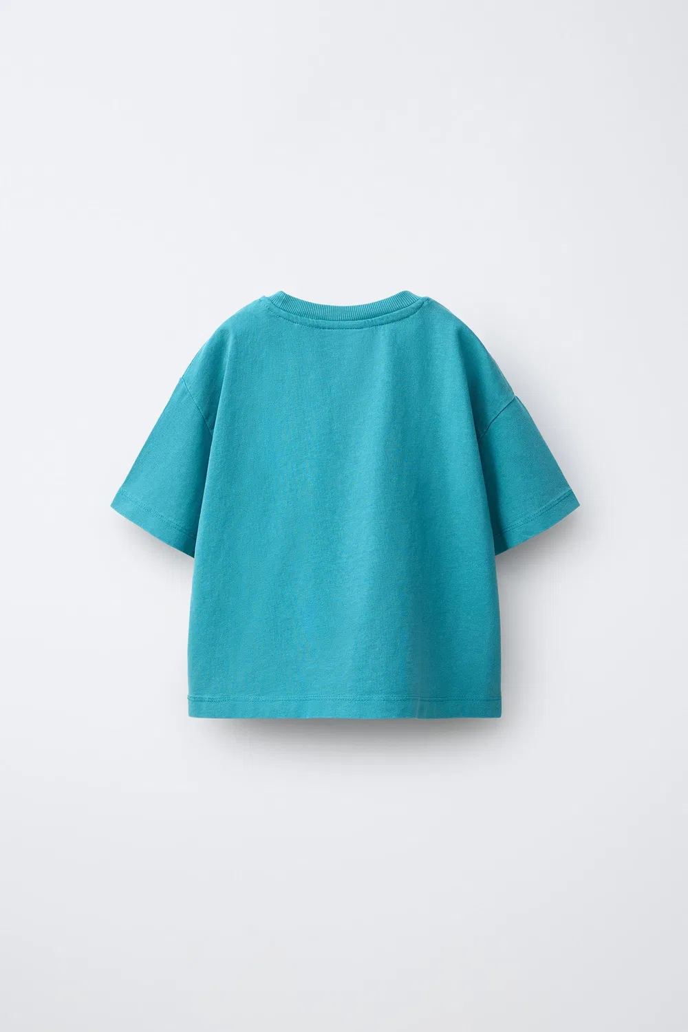 Футболка, окрашенная в готовом виде, с карманом ZARA, Blue — фото 2