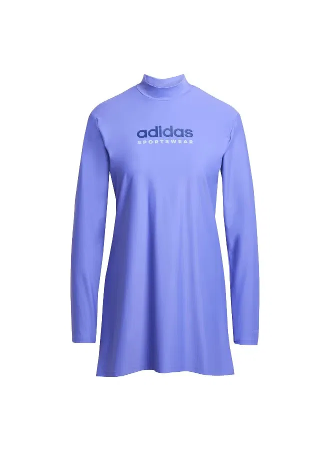 Комплект для плавания с длинным рукавом и леггинсами Adidas, синий