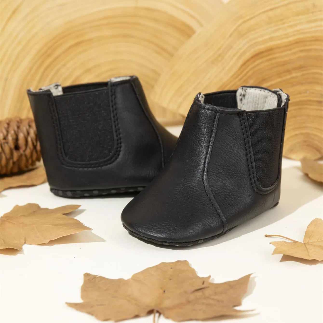 Детские сапоги для девочек с кисточками Cowboy Tassel Meckior, Black — фото 3