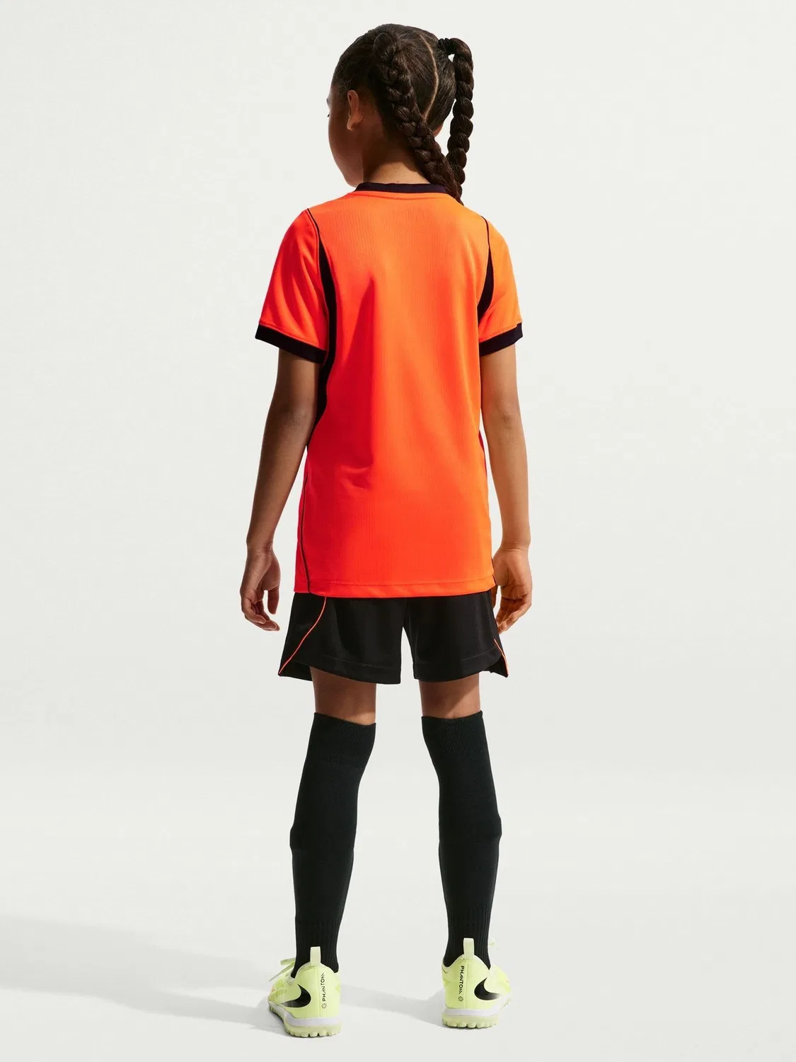 Футболка футбольная, Netherlands 2026 Stadium Home Nike, Оранжевый — фото 2