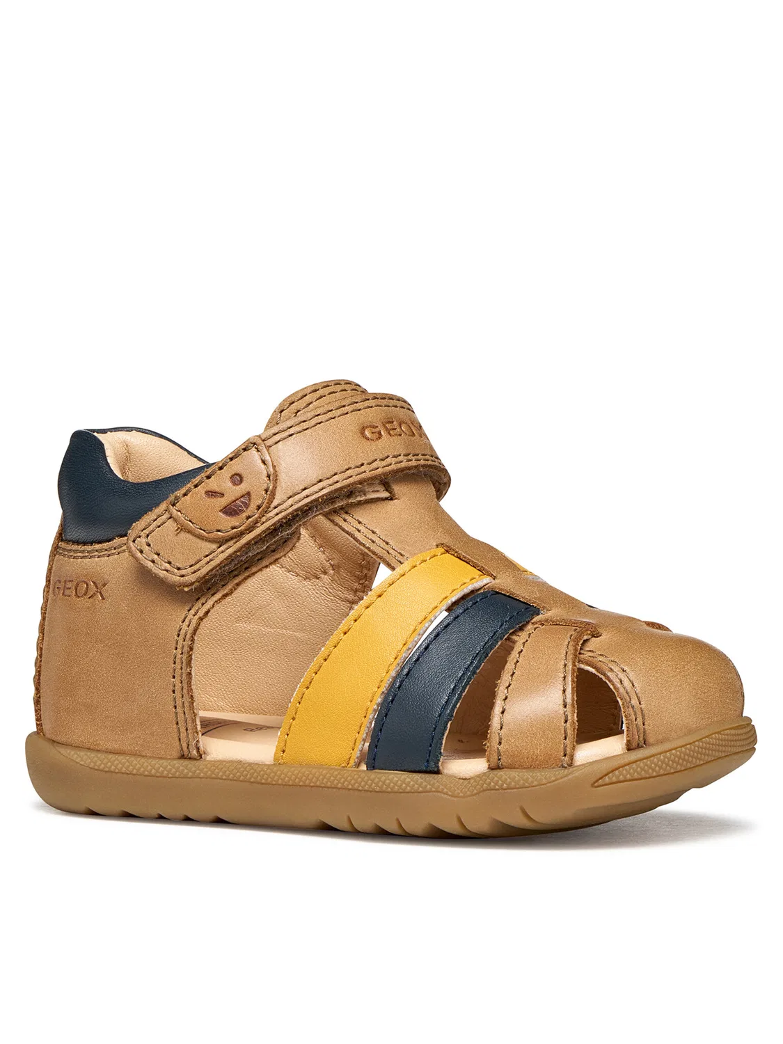 Сандалии для мальчика Sandal Macchia Boy Geox, коричневый — фото 2