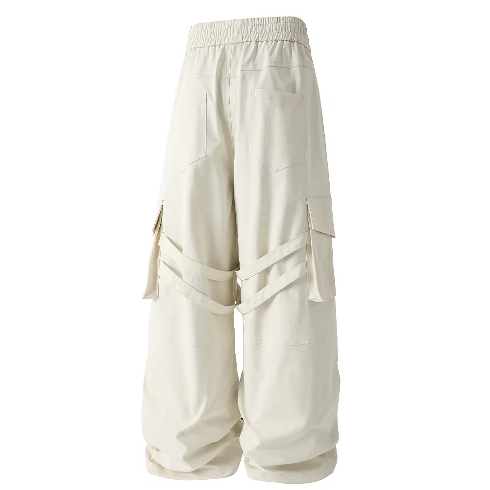 Детские повседневные брюки свободного кроя Beige Apricot, PAL ONGACO — фото 3