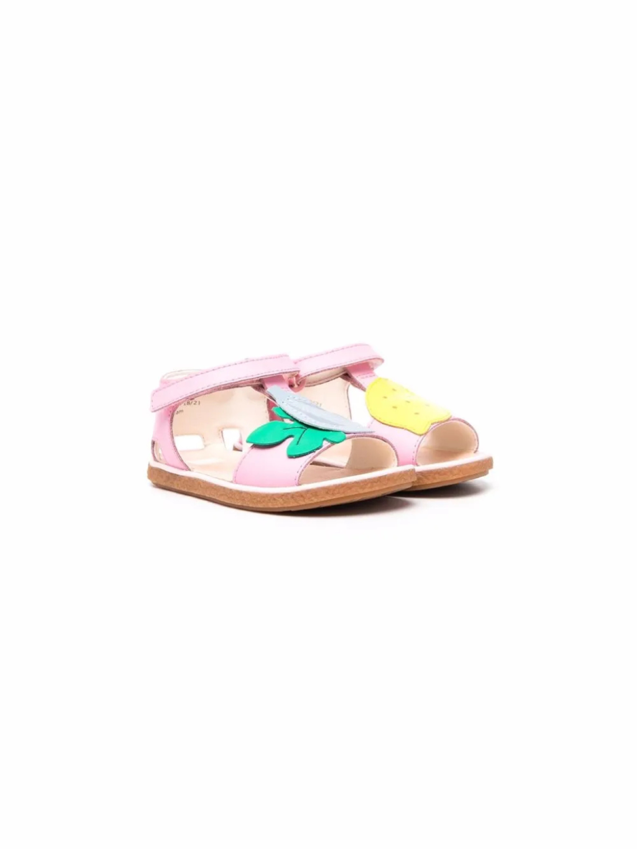 

Camper Kids сандалии Twins с нашивкой, розовый