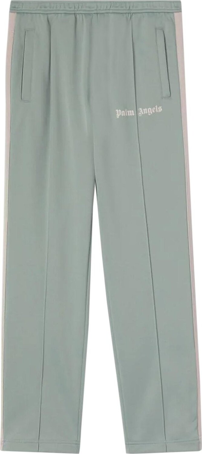 

Брюки Palm Angels New Slim Track Pants 'Sea Foam/Off White', зеленый