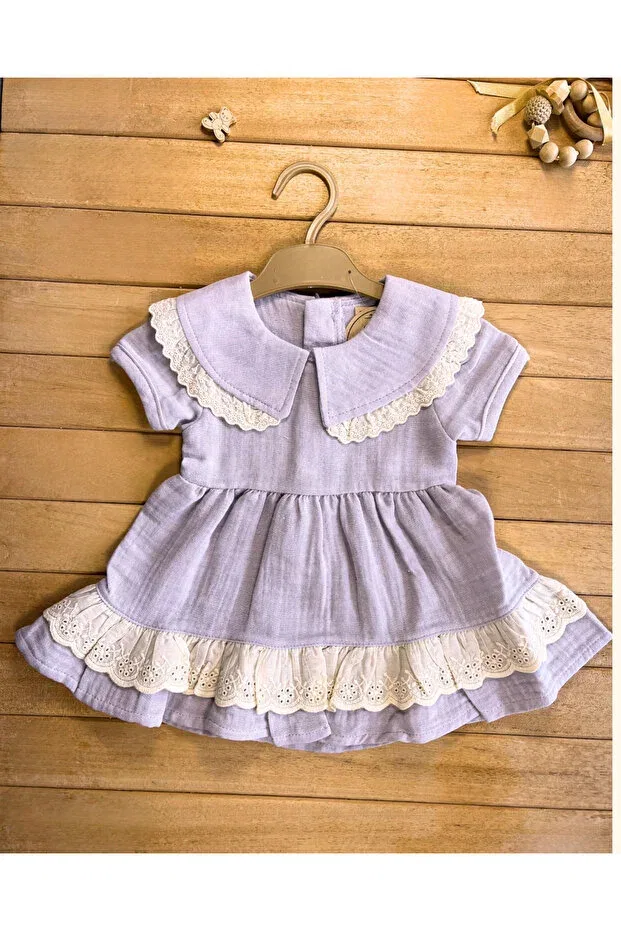 Детское платье для девочек хлопковое Canmana Kids&Baby, Purple — фото 2