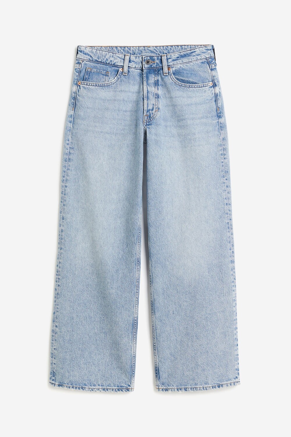 

Джинсы H&M Baggy Wide Low, светло-синий