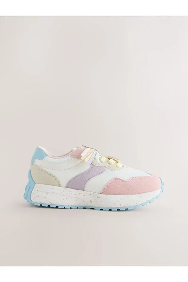 Детские кроссовки для девочек с графическим принтом Next Baby, Multicolor — фото 2