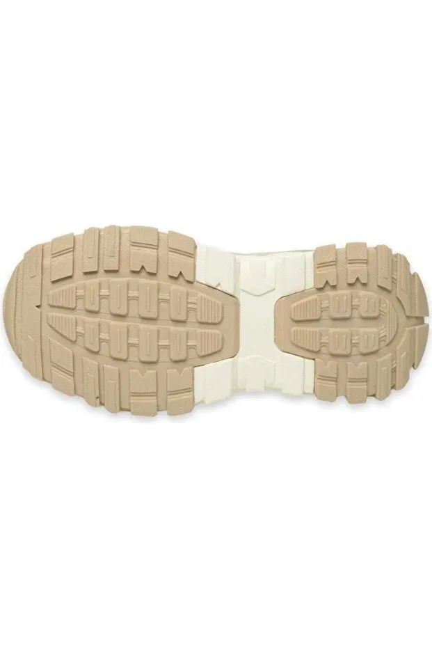 Детские спортивные туфли для девочек с низким каблуком Vicco, Beige — фото 4