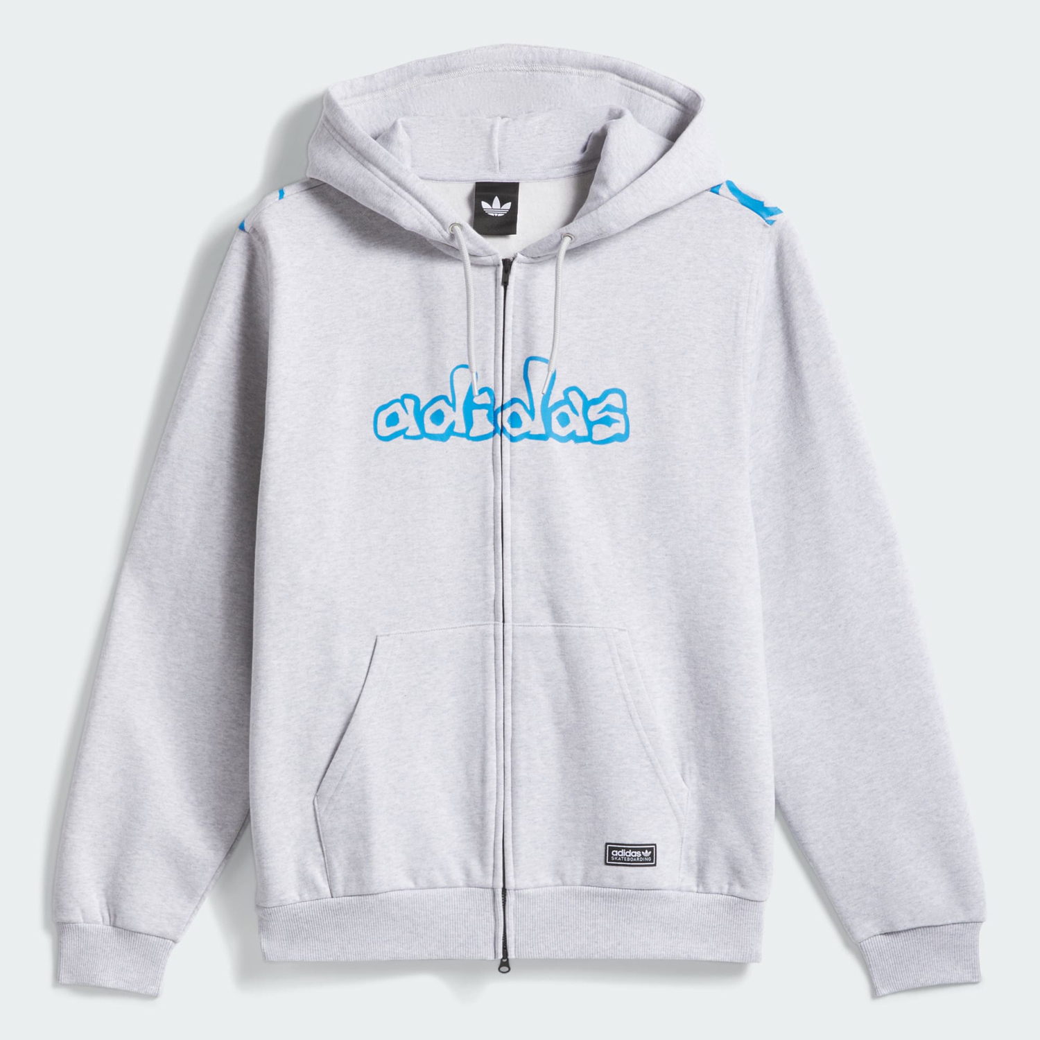 Толстовка Adidas Originals Skateboarding x Kogancult Zip-Up, светло-серый