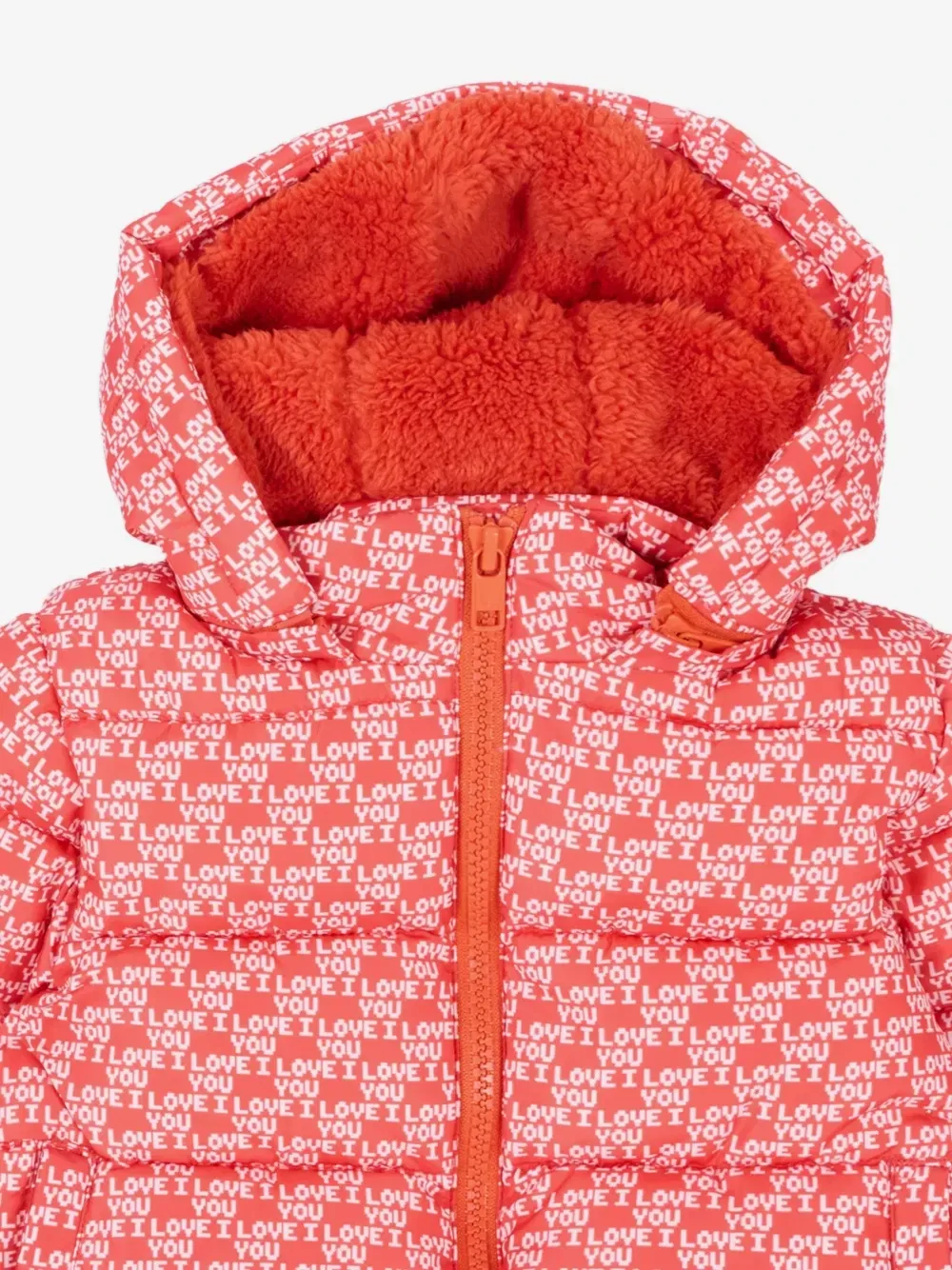 Стеганая куртка с логотипом Stella McCartney Kids, красный — фото 3